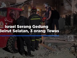 Video: Israel Serang Gedung di Beirut Selatan, 3 orang Tewas