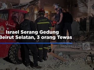  Israel Serang Gedung di Beirut Selatan, 3 orang Tewas