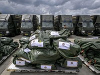 Pakai Hercules, RI Kirim 12 ton Logistik ke Korban Gempa Myanmar