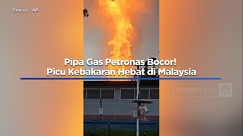 Video: Pipa Gas Petronas Bocor! Picu Kebakaran Hebat di Malaysia