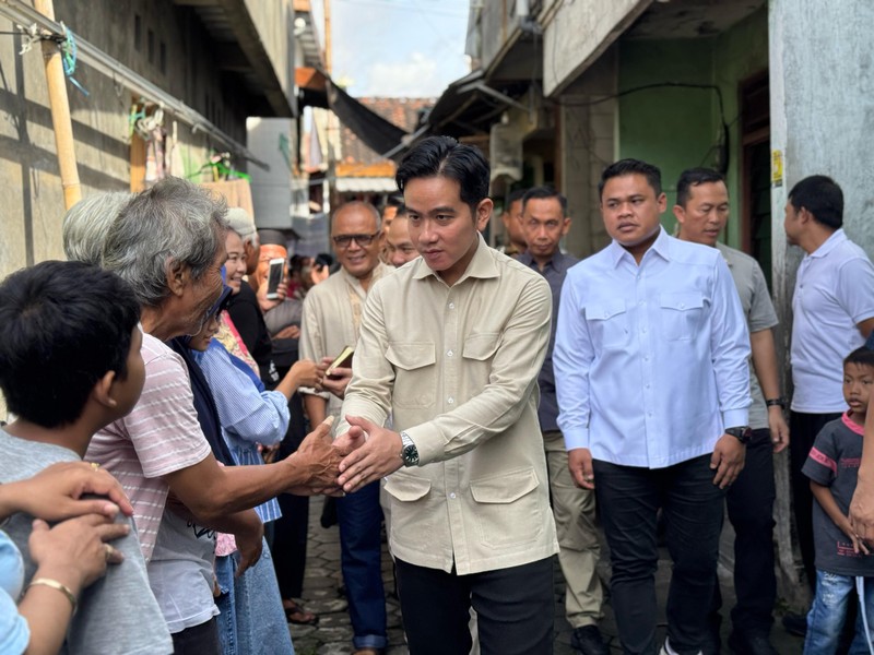 Wapres Gibran Sapa Warga Surakarta di Momen Lebaran Idulfitri 1446 H. (Biro Pers Setwapres)