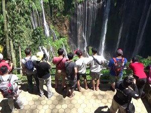 Wisata Air Terjun Tumpak Sewu Lumajang Bisa Jadi Alternatif Libur Lebaran