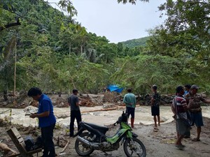 115  KK di Desa Pasampang Sultra Terisolasi Usai Jembatan Putus karena Banjir