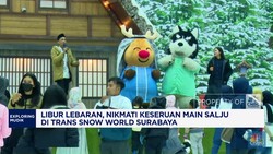 Video: Nikmati Keseruan Main Salju di Trans Snow World Surabaya