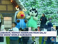 Video: Nikmati Keseruan Main Salju di Trans Snow World Surabaya