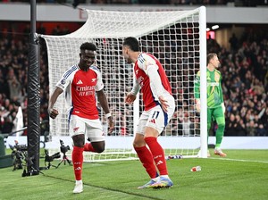 Arsenal Vs Fulham: Saka Cetak Gol, Meriam London Menang 2-1