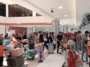 Arus Mudik Melalui Bandara Hang Nadim Batam Menurun