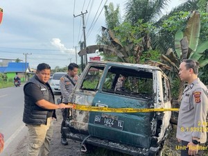 Mobil Kijang di Muaro Jambi yang Isi BBM Berulang Kali Terbakar, Sopir Kabur