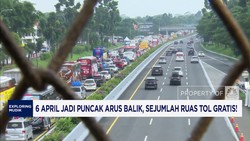 Video: 6 April Jadi Puncak Arus Balik, Sejumlah Ruas Tol Gratis!