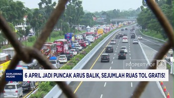 Video: 6 April Jadi Puncak Arus Balik, Sejumlah Ruas Tol Gratis!