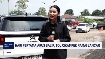 Video: Hari Pertama Arus Balik, Tol Cikampek Ramai Lancar