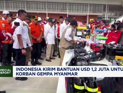 Indonesia Kirim Bantuan USD 1,2 Juta Untuk Korban Gempa Myanmar