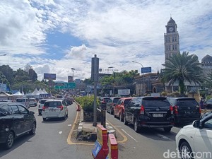 10 Ribu Kendaraan Melintas, One Way Arah Puncak Bogor Diterapkan Pagi Ini