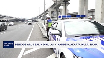 Video: Periode Arus Balik, Cikampek-Jakarta Mulai Ramai