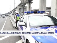 Video: Periode Arus Balik, Cikampek-Jakarta Mulai Ramai