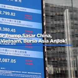 Video: Bursa Asia Anjlok Usai Trump Umumkan Tarif Impor Jepang-Korsel