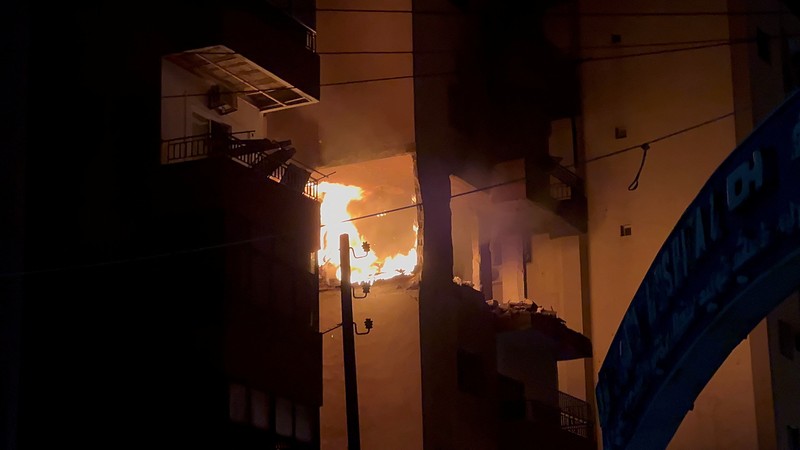 Serangan Israel ke Lebanon dikabarkan menewaskan komandan Hamas Hassan Farhat, di Sidon, Lebanon, 4 April 2025. REUTERS/Ali Hankir