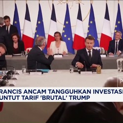 Prancis Ancam Tangguhkan Investasi di AS, Buntut Tarif 'Brutal' Trump