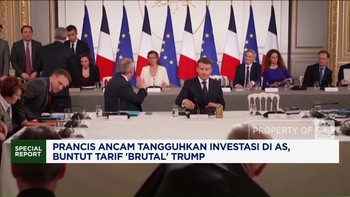 Prancis Ancam Tangguhkan Investasi di AS, Buntut Tarif 'Brutal' Trump