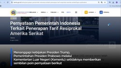 Video: 9 Respons Pemerintah Setelah RI Kena Tarif Impor 32% Dari Trump