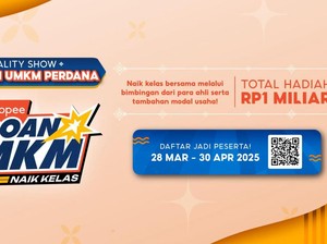 Shopee Hadirkan Program Reality Show Jagoan UMKM, Total Hadiah Rp 1 M