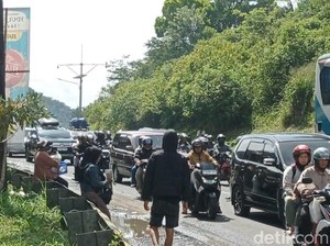 H+5 Lebaran, Jalur Gentong Tasikmalaya Masih Padat