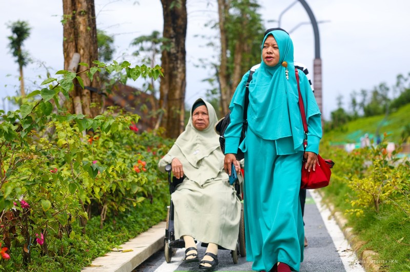 Kunjungan msyarakat ke KIPPIKN selama libur Lebaran. (Dok. OIKN)