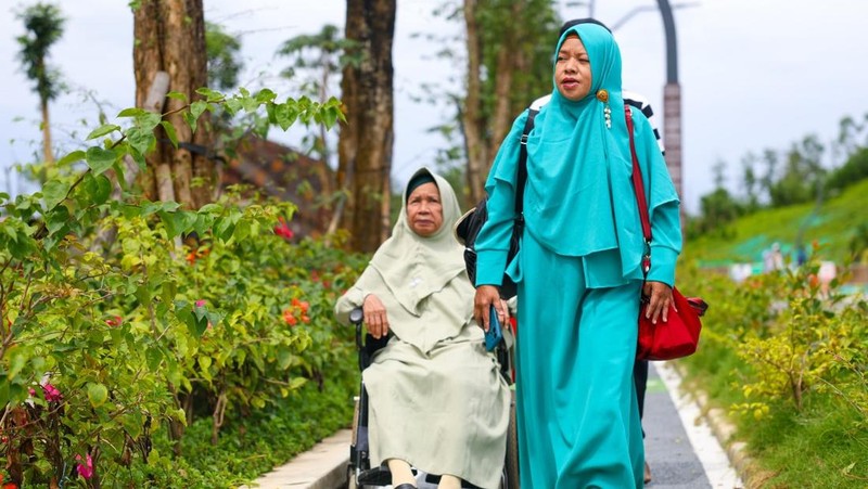 Kunjungan msyarakat ke KIPPIKN selama libur Lebaran. (Dok. OIKN)