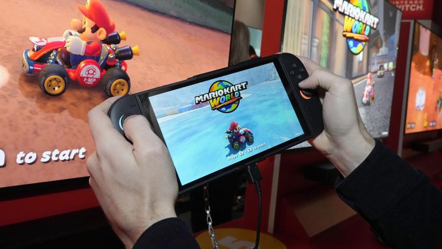 Nintendo Switch 2. (AP Photo/Richard Drew)