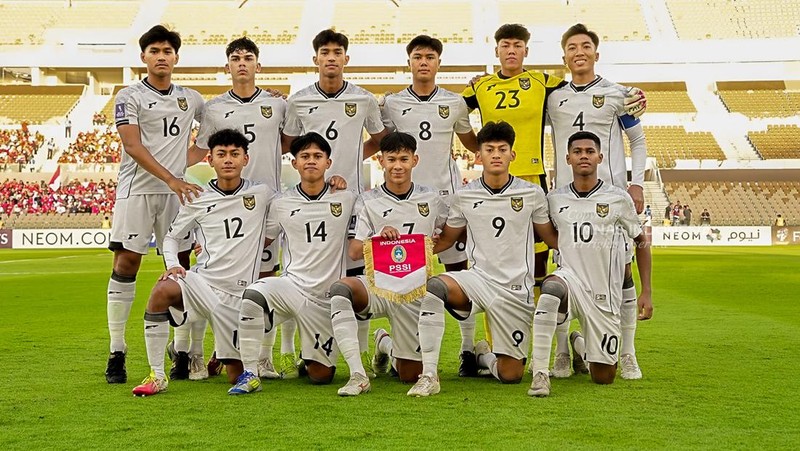 Timnas Indonesia U-17 mengalahkan TImnas Korea Selatan U-17 pada Jumat (4/4/2025) malam WIB. (Dok. PSSI)
