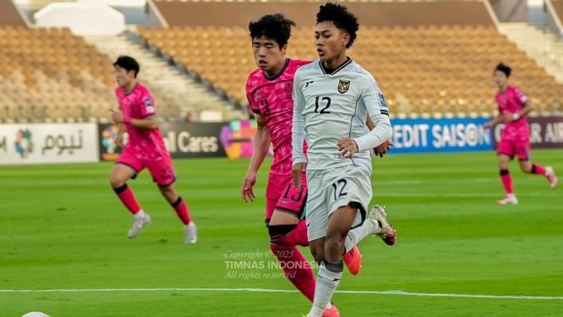 Timnas Indonesia U-17 mengalahkan TImnas Korea Selatan U-17 pada Jumat (4/4/2025) malam WIB. (Dok. PSSI)