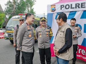 Wakapolda Jatim Tinjau Pos Tim Urai, Pastikan Wisatawan Kota Batu Aman-Nyaman