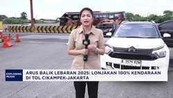 Video: Arus Balik Lebaran 2025: Lonjakan 100% Kendaraan di Tol Japek
