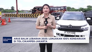 Video: Arus Balik Lebaran 2025: Lonjakan 100% Kendaraan di Tol Japek