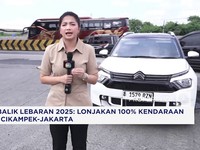 Video: Arus Balik Lebaran 2025: Lonjakan 100% Kendaraan di Tol Japek