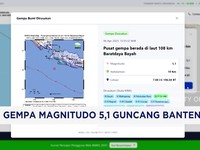 Gempa Magnitudo 5,1 Guncang Banten - Warga AS Geram dengan Trump