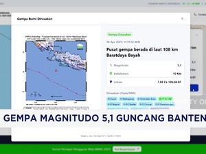 Gempa Magnitudo 5,1 Guncang Banten - Warga AS Geram dengan Trump