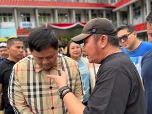 Pesan Herman Deru ke Sekda Banyuasin di Mubes Alumni IKA SMANTA Palembang