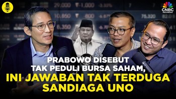 Prabowo Disebut Tak Peduli Bursa Saham, Ini Jawaban Tak Terduga Sandi