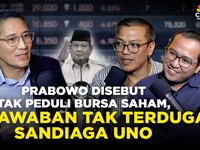 Prabowo Disebut Tak Peduli Bursa Saham, Ini Jawaban Tak Terduga Sandi