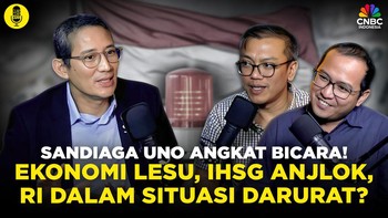 Sandiaga Uno: Ekonomi Lesu, IHSG Anjlok, RI dalam Situasi Darurat?