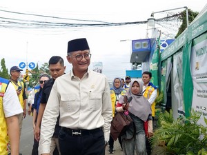 Menteri PU Tinjau Arus Balik di Merak, Pastikan Infrastruktur Layak Dilintasi