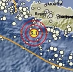 Breaking News! Banten Diguncang Gempa 5,1