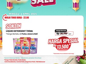 Belanja Deterjen Diskon Gede-gedean di Transmart Full Day Sale