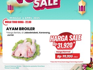 Ayam Broiler Banting Harga di Transmart Full Day Sale