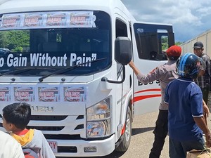 Polisi Sediakan Bus Gratis Saat Arus Balik di Rote Ndao
