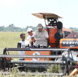 Prabowo Saksikan Panen Raya Serentak, Ini Data Terbaru Harga Pangan RI