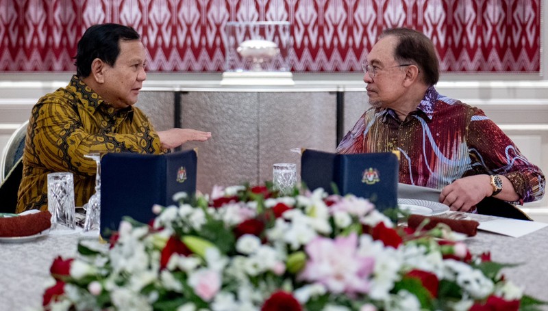 Pertemuan Presiden RI Prabowo Subianto dan PM Malaysia, Anwar Ibrahim. (Facebook/Anwar Ibrahim) Pertemuan Presiden RI Prabowo Subianto dan PM Malaysia, Anwar Ibrahim. (Facebook/Anwar Ibrahim)