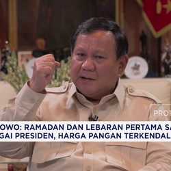 Prabowo Senang Harga Pangan Terkendali saat Ramadan dan Lebaran