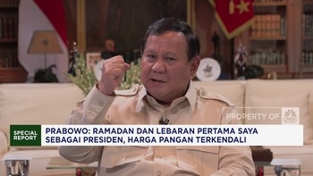 Prabowo Senang Harga Pangan Terkendali saat Ramadan dan Lebaran